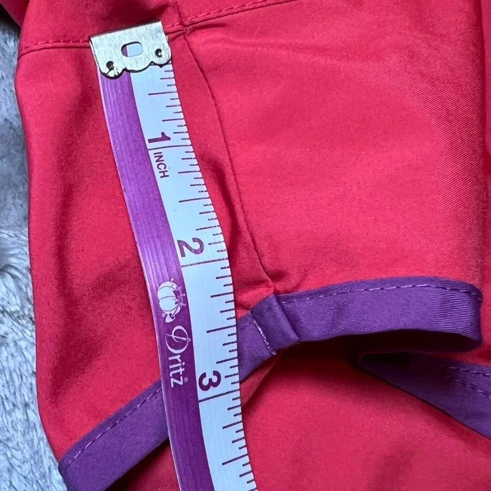 Nike Womens Size Medium Dri-FIT Running Shorts Pink‎ White Purple Athletic Gym